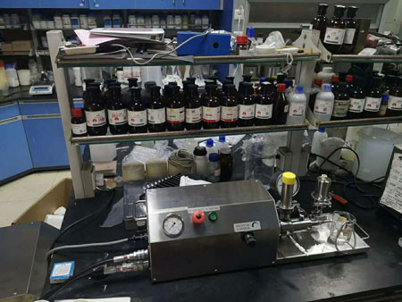 NanoDeBEE 45-4高压澳门赌场在线娱乐在四川大学高分子科学与工程学院安装验收 NanoDeBEE 45-4高压澳门赌场在线娱乐在四川大学高分子科学与工程学院安装验收