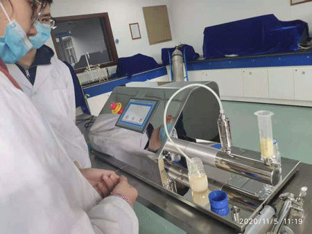 Nano澳门在线赌城娱乐30k微射流高压纳米均质机在四川大学华西药学院安装