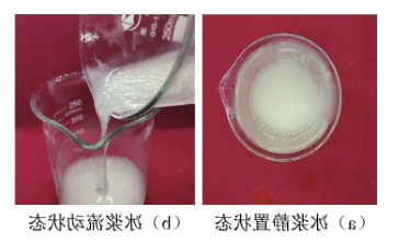 微乳液冰浆的静置和流动状态 澳门赌场在线娱乐